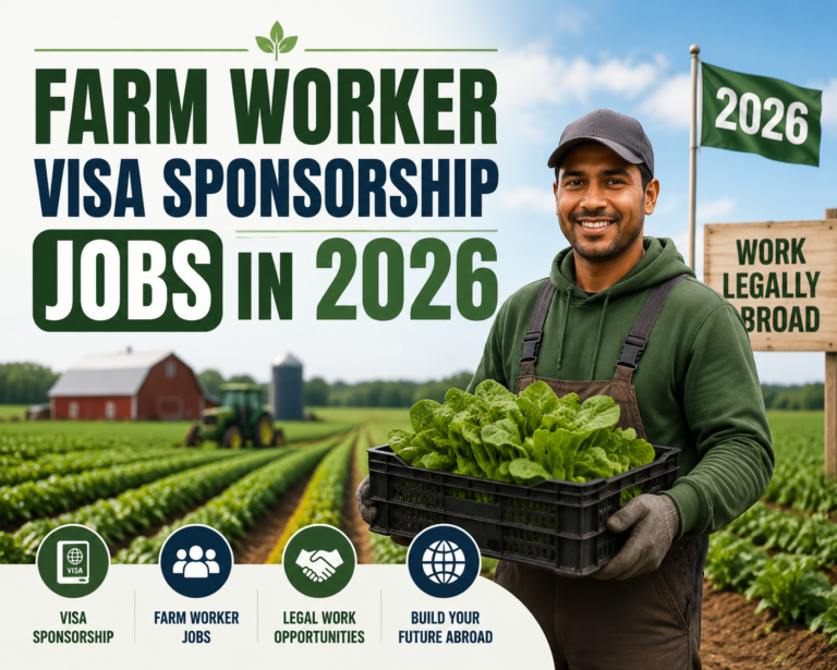 Farm Worker Visa Sponsorship Jobs 2026 – Apply Fast & Work Legally Abroad!”