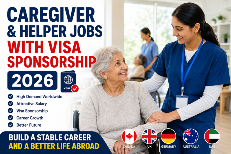 Caregiver and Helper Jobs With Visa Sponsorship 2026