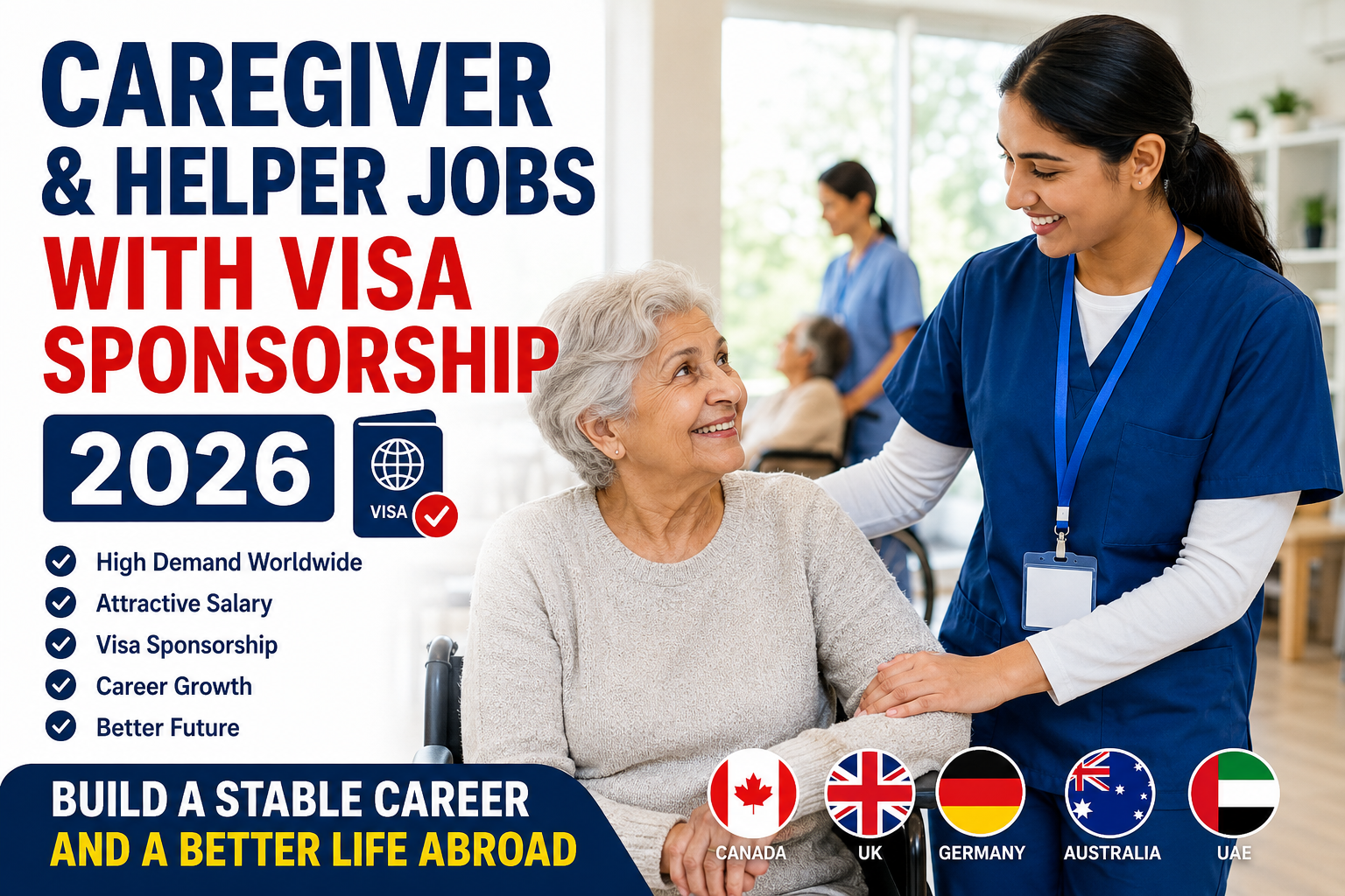 Caregiver and Helper Jobs With Visa Sponsorship 2026