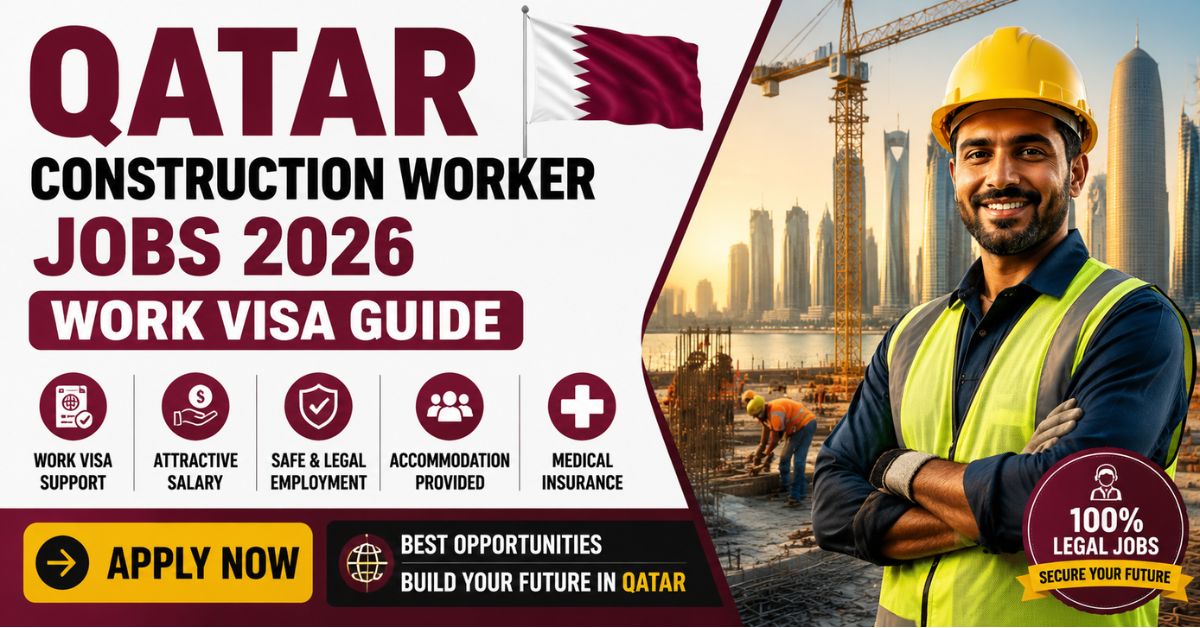 Qatar Construction Worker Jobs 2026
