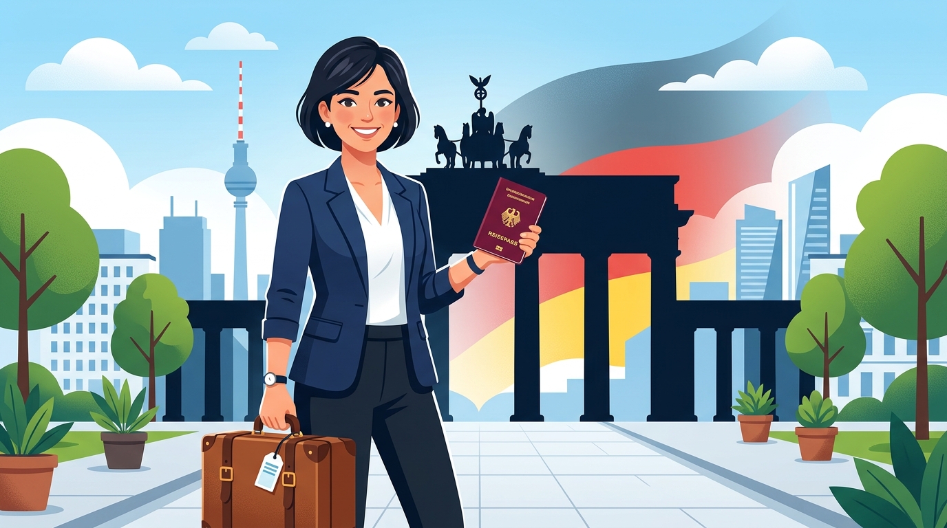 Germany Opportunity Card 2026 — skilled worker moving to Germany to find a job