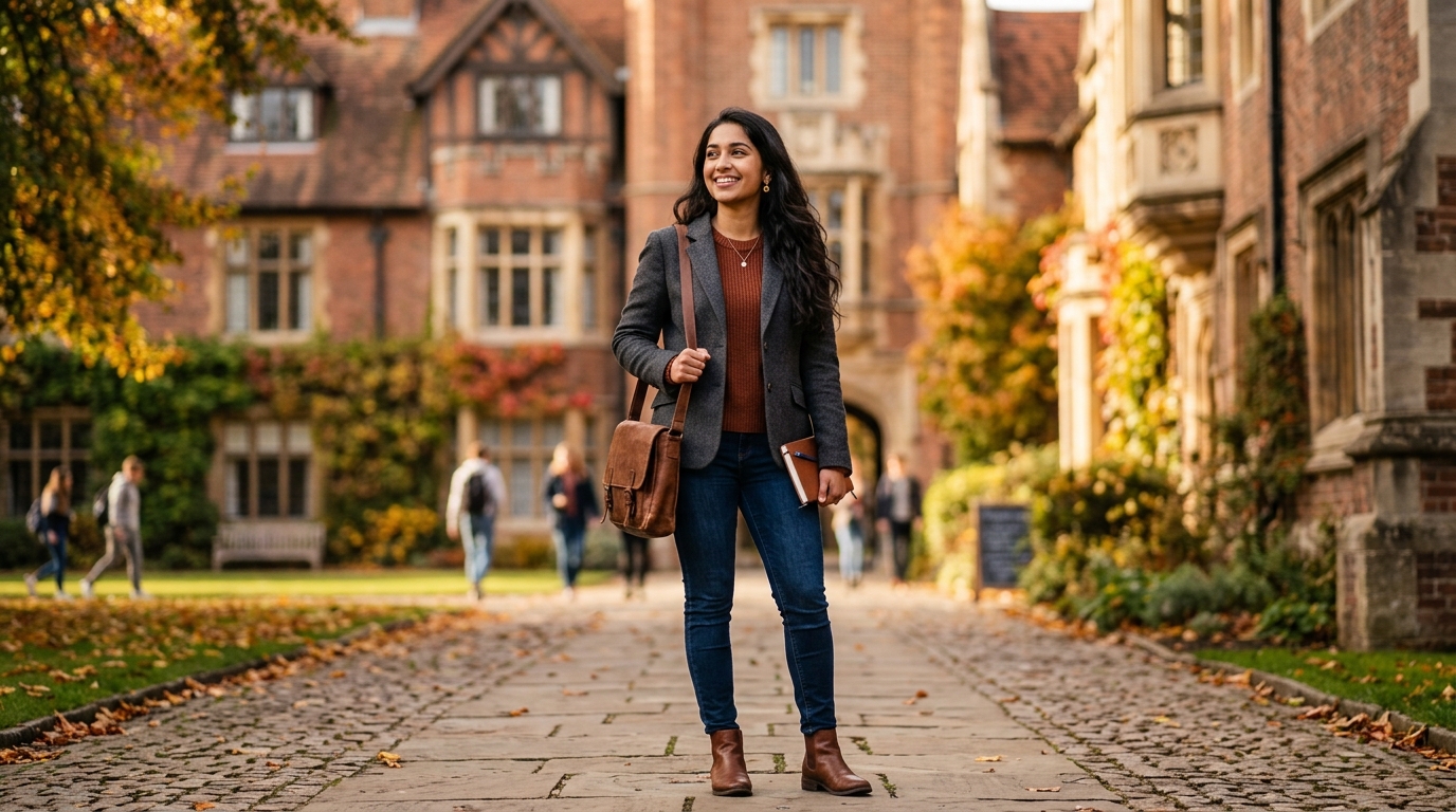Chevening Scholarship 2027 student at a UK university campus