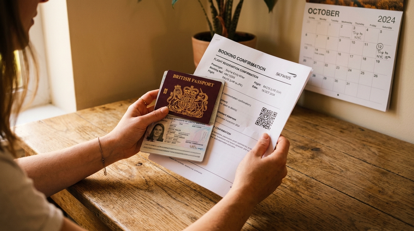 Applicant holding a passport ahead of the DV lottery deadline 2026