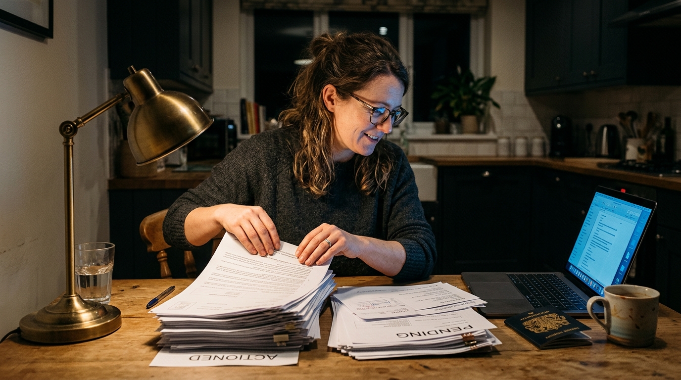 Applicant reviewing documents under the USCIS new RFE policy 2026