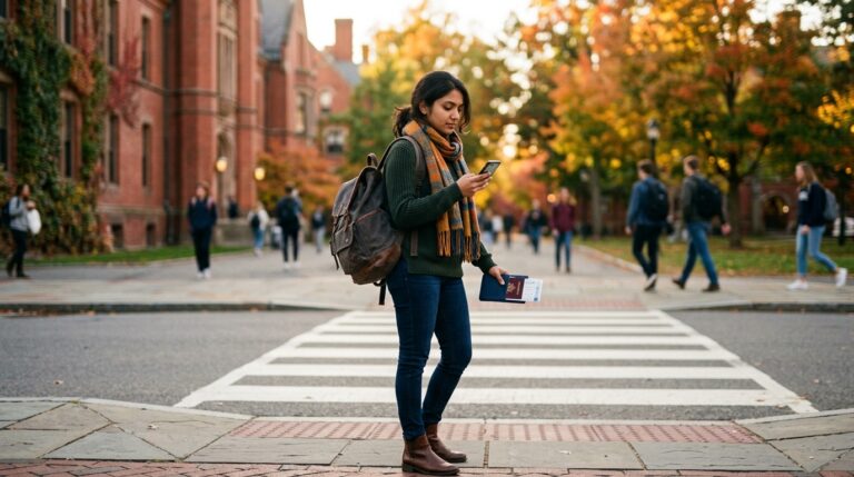 International student affected by the duration of status rule 2026 on a US campus