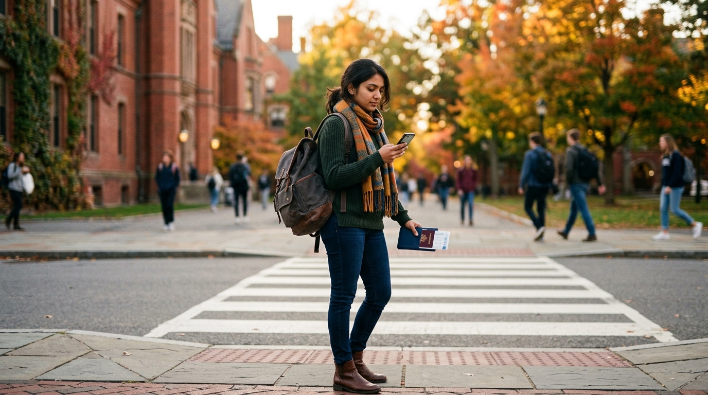International student affected by the duration of status rule 2026 on a US campus