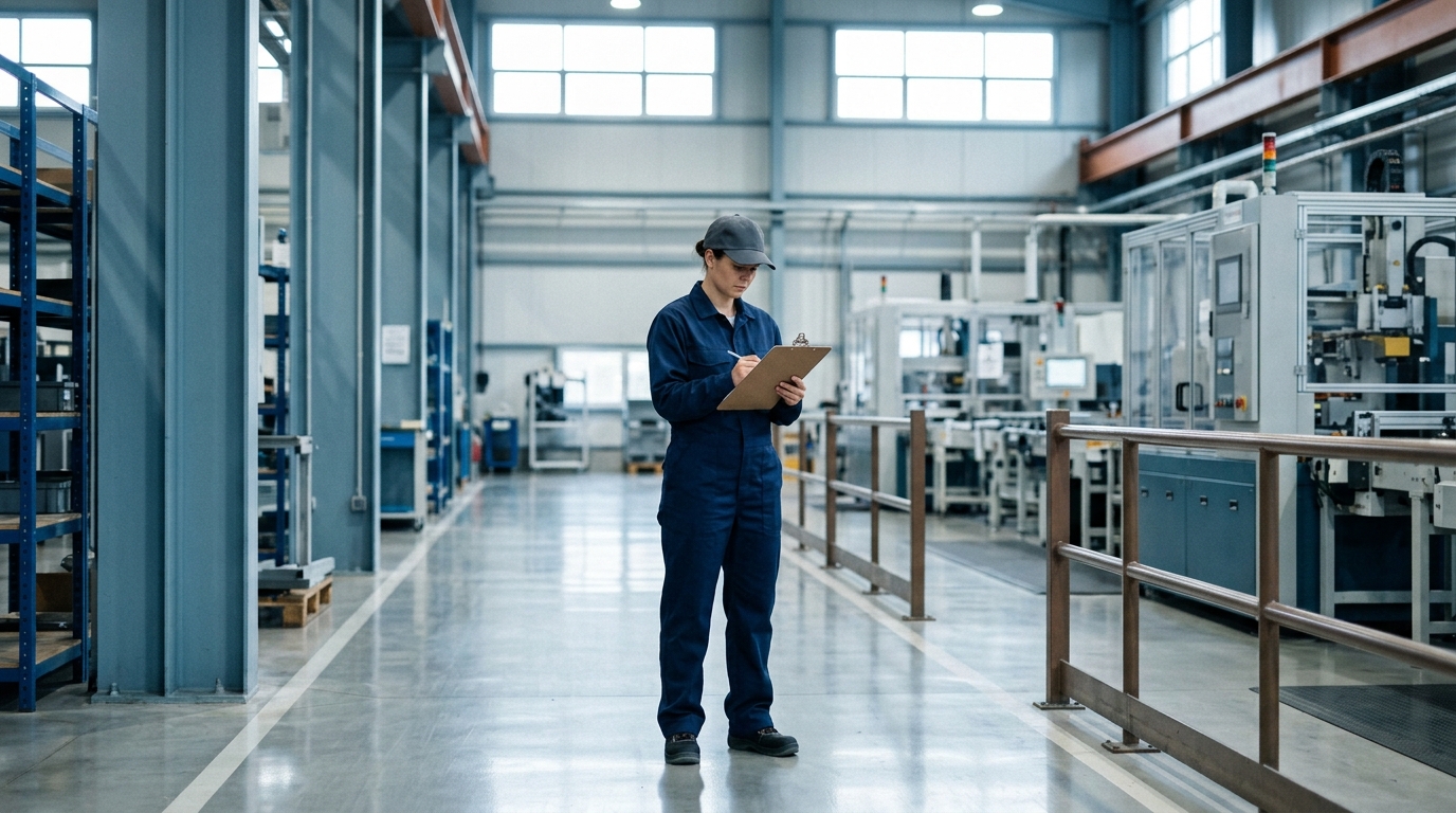 Foreign worker in a factory under Japan's new work visa 2027 skill development system