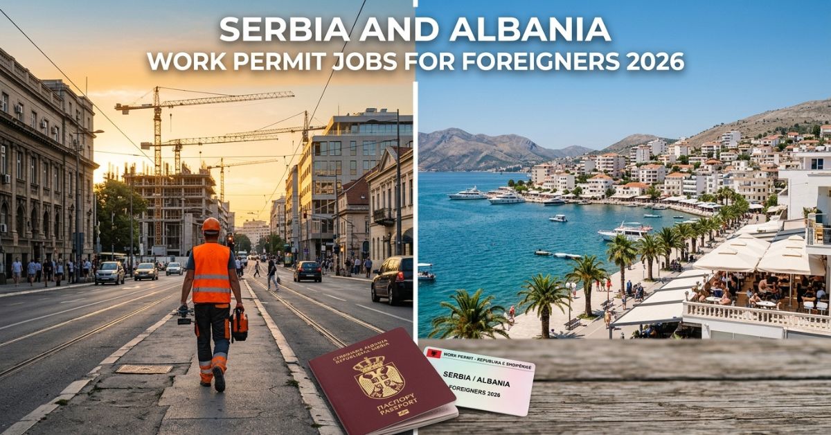 Serbia and Albania work permit jobs for foreigners 2026 with visa and permit documents