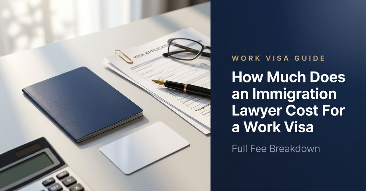 How much does immigration lawyer cost for work visa — passport, work permit and legal paperwork